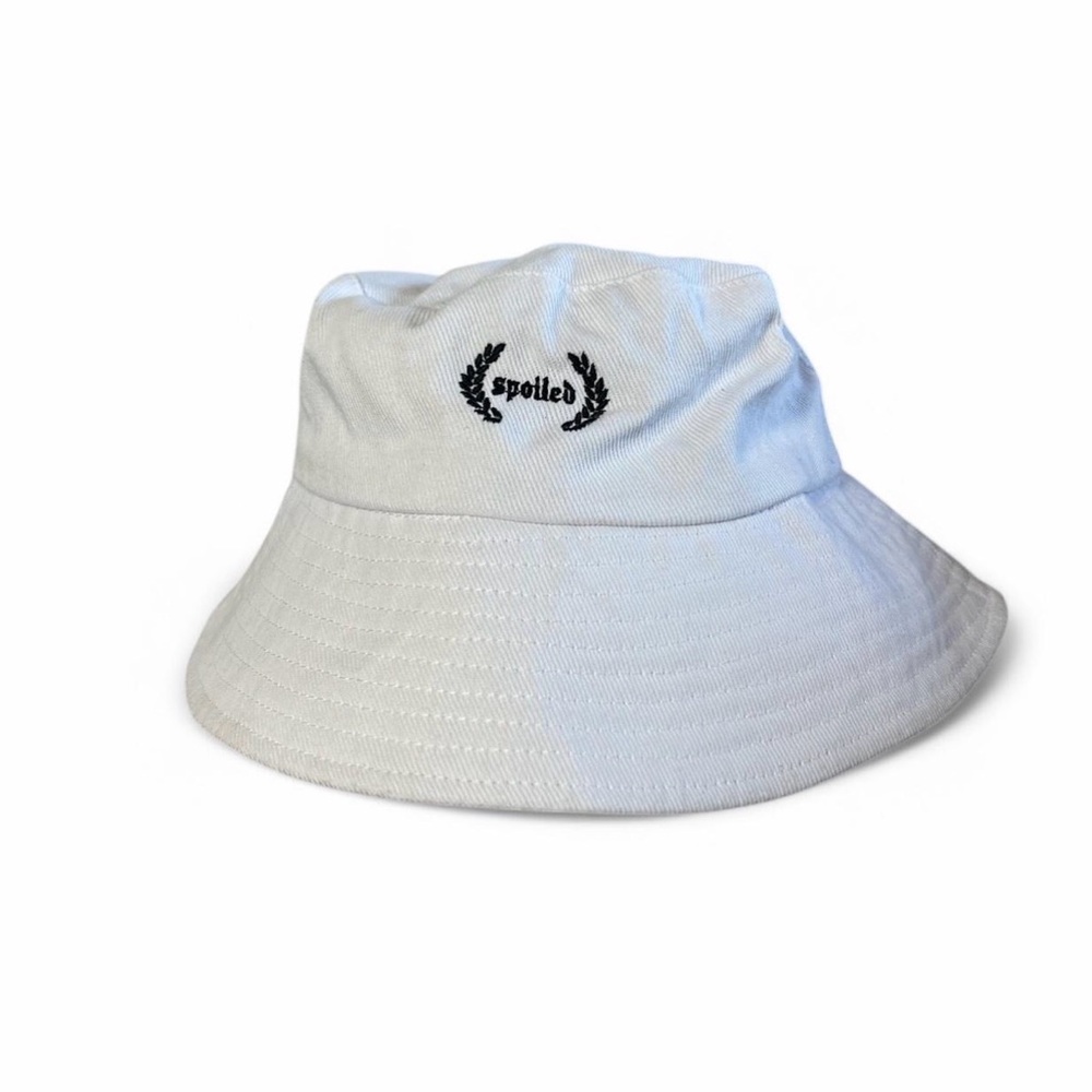White Spoiled Bucket Hat